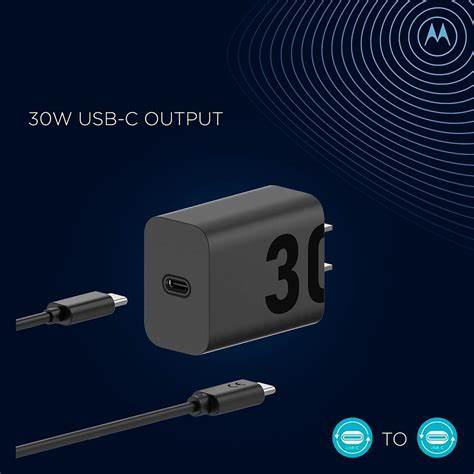 Motorola SJMC302 TurboPower 30W USB-C Charger — view 5