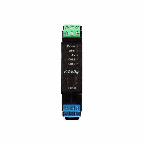 Shelly Pro 2PM DIN-Rail Mountable Wi-Fi Relay With Power Monitoring Of Two 16A Channels 25A In Total — view 5
