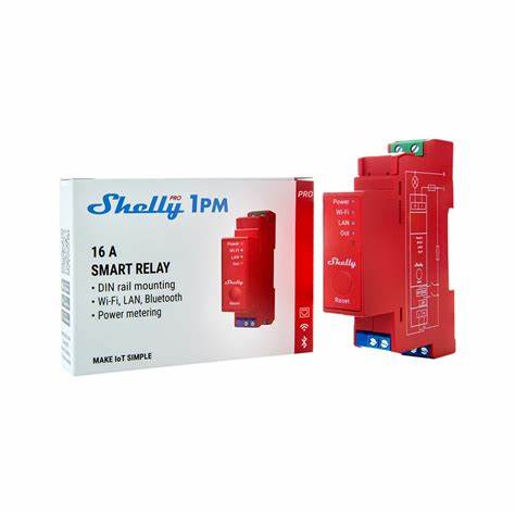 Shelly Pro 1PM DIN-Rail Mountable Wi-Fi Relay For One Channel Of 16A — view 4