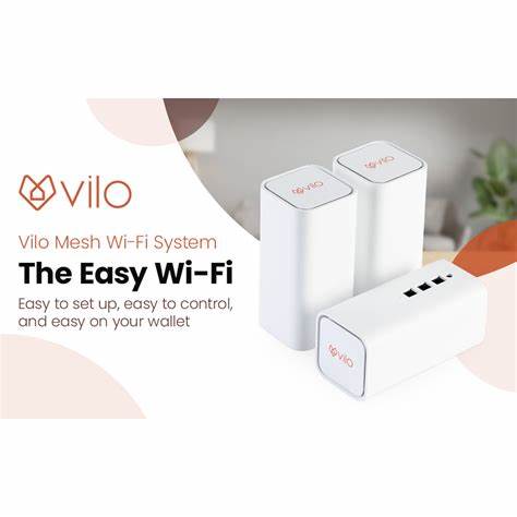 Vilo - Vilo-5-3 Mesh Wi-Fi 5 System 3 Pack With Bark Parental Controls Included (EOL)