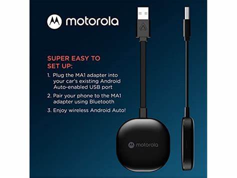 Motorola MA1 Wireless Car Adapter For Android Auto — view 3