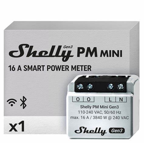 Shelly - PM Mini Gen3 Offers One-Channel Power Metering 16A — view 3