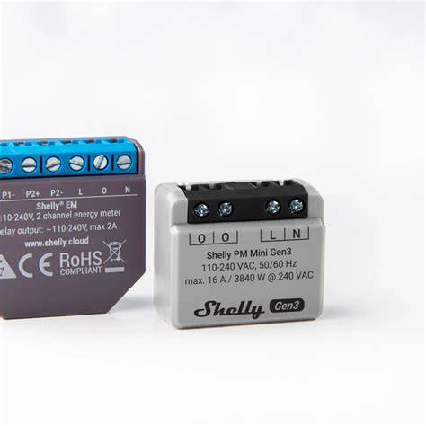 Shelly - PM Mini Gen3 Offers One-Channel Power Metering 16A — view 2