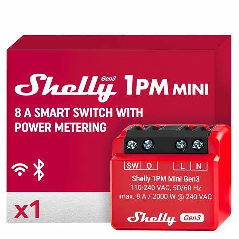 Shelly - PM Mini Gen3 Offers One-Channel Power Metering 16A — view 4