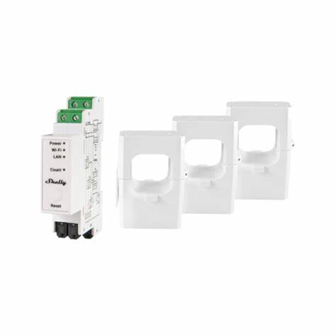 Shelly Pro 3EM-120A DIN-Rail Mountable Single Or Three-Phase Energy Meter With 3-Phase Current Transformers — view 5