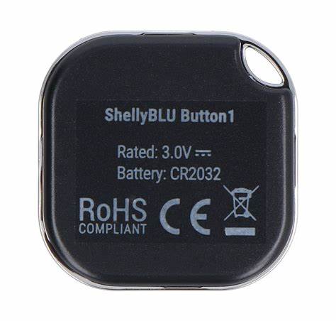 Shelly - BLU Button1 (Black) Bluetooth Button For Operated Actions And Scene Activation (EOL) — view 6