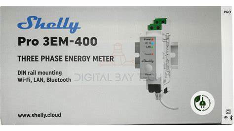 Shelly Pro 3EM-400A DIN-Rail Mountable Single Or Three-Phase Energy Meter With 3-Phase Current Transformers — view 3