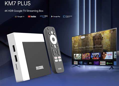 MECOOL KM7 Plus Android 11.0 Google TV Box — view 2