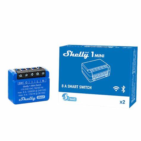 Shelly 1 Mini Gen3 Smart Mini One-Channel 8A Wi-Fi Relay — view 6