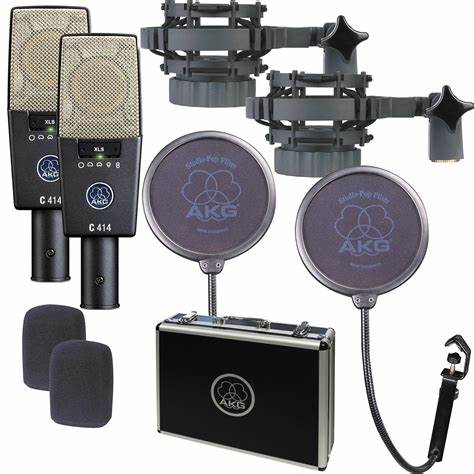 AKG Professional C414 XLS ST Matched Stereo Pair