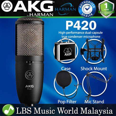 AKG Professional P420 - Professional Large-Dual-Diaphragm True-Condenser Microphone — view 3