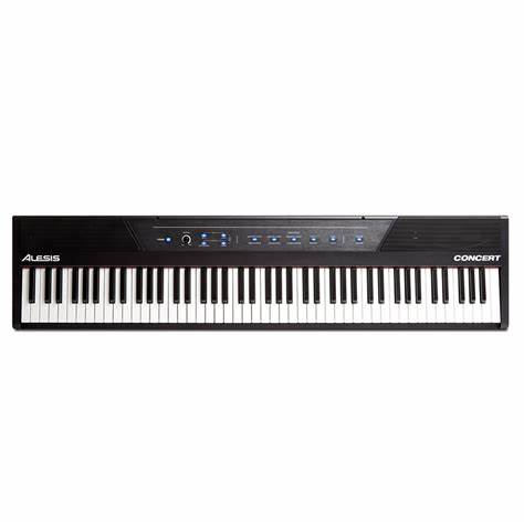Alesis CONCERT - 88-Key Digital Piano with Full-Sized Semi-Weighted Keys and Adjustable Touch Response — view 3