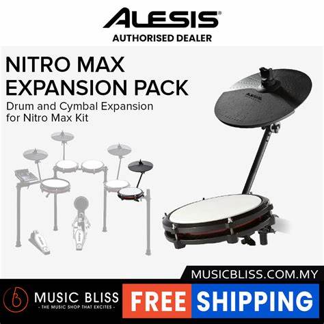 Alesis NITRO MAX EX P - Expansion Kit for Nitro Max to add Extra Cymbal and Tom — view 2