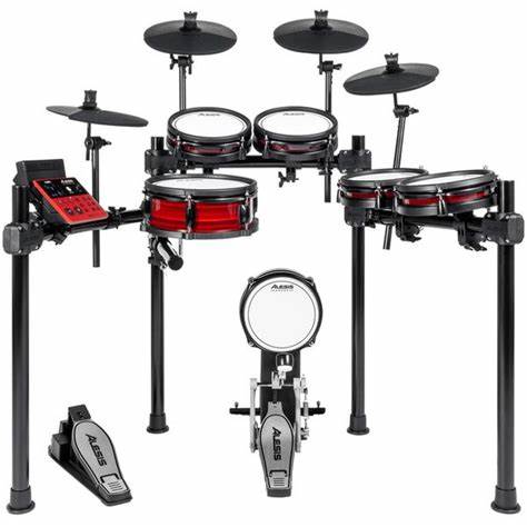 Alesis NITRO PRO XL KIT - Eight Piece Electronic Drum Kit with Mesh Heads and Bluetooth — view 3