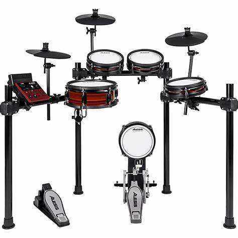 Alesis NITRO PRO XL KIT - Eight Piece Electronic Drum Kit with Mesh Heads and Bluetooth