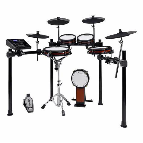 Alesis CRIMSON MESH III - Nine Piece Electronic Drum Kit with Mesh Heads and Bluetooth — view 3