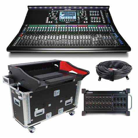Allen Heath SQ 7 - 96kHz, 48 Channel, 36 Bus, 33 Fader Digital Mixer — view 3