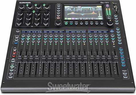 Allen Heath QU 5D - 17 Fader 38in/24out 6FX 96kHz Mixer with Dante