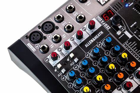 Allen Heath ZED6FX - ZED 6FX 2 Mic/Line 2 Stereo 2 DI Inputs Rotary FX Mixer — view 2