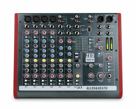 Allen & Heath ZED-10FX 4 Mic/Line Inputs, 2 Stereo, USB, FX — view 4