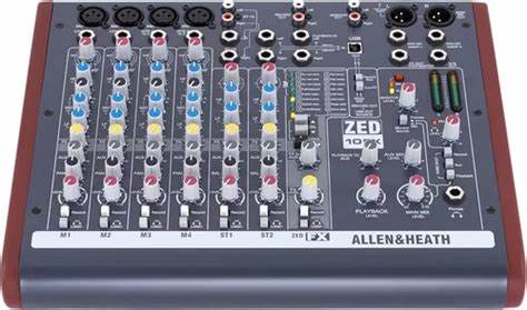 Allen & Heath ZED-10FX 4 Mic/Line Inputs, 2 Stereo, USB, FX — view 3