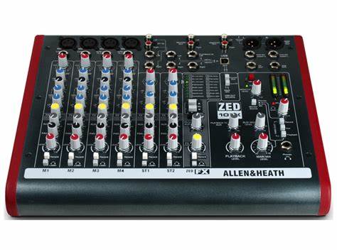 Allen & Heath ZED-10FX 4 Mic/Line Inputs, 2 Stereo, USB, FX — view 6