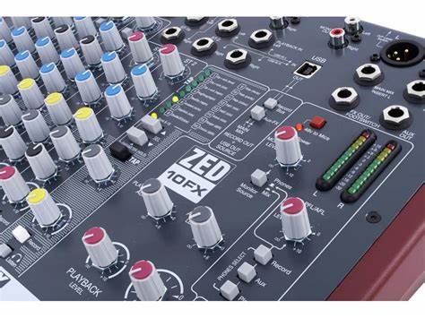 Allen & Heath ZED-10FX 4 Mic/Line Inputs, 2 Stereo, USB, FX — view 5