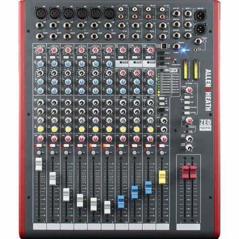 Allen Heath ZED12FX - ZED-12FX 6 mic/line inputs, 3 stereo sources USB, FX — view 2