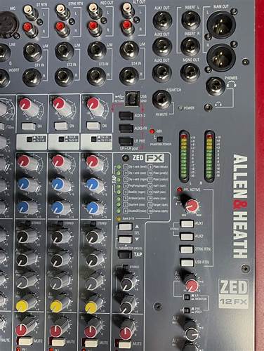 Allen Heath ZED12FX - ZED-12FX 6 mic/line inputs, 3 stereo sources USB, FX — view 7