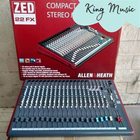 Allen Heath ZED22FX - ZED-22FX 16 Mic/Line Inputs, 3 Stereo Sources, USB, FX — view 2
