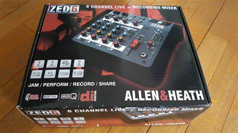Allen Heath ZED6 - ZED 6 2 Mic/Line 2 Stereo 2 DI Inputs Rotary Mixer — view 2