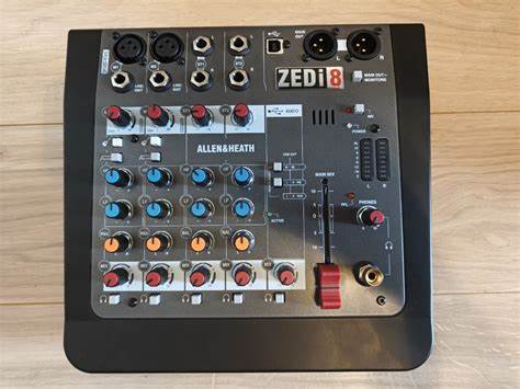 Allen Heath ZEDI8 - ZED i8 2 Mic/Line 2 Stereo 2 DI Inputs Rotary USB Mixer — view 2