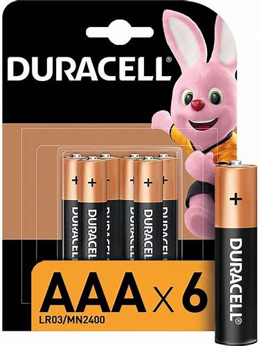 Duracell BASIC AAA 6 CARD - Duracell HBDC AAA - Per Card