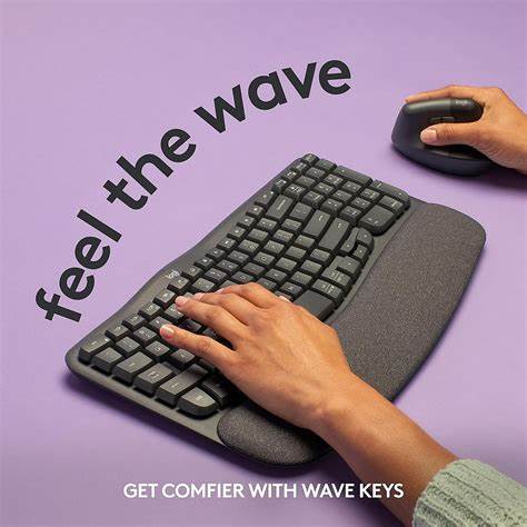 Logitech Wave Keys for Business - GRAPHITE - 2.4GHZ/BT - B2B — view 3