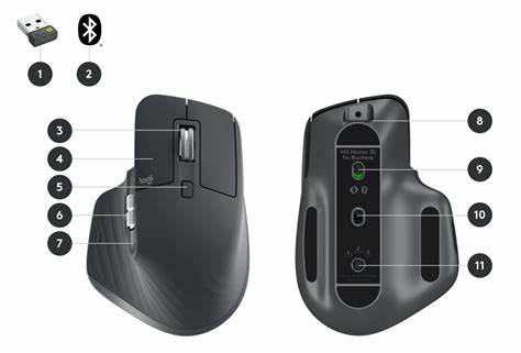 Logitech - MX Master 3S for Business - GRAPHITE - BT — view 3