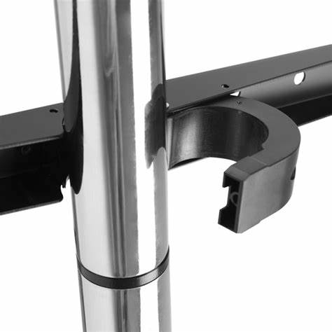 Lumi FS17-46F-01 - 49-70 inch Chrome Plated Slender V-BASE Studio TV Floor Stand — view 2
