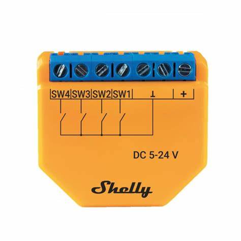 Shelly i4 Gen3 Smart Four-Channel Inputs Controller — view 2