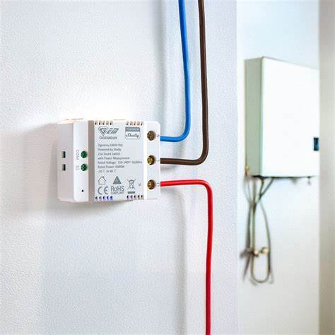 Shelly Ogemray Smart Relay 25A Powered By Shelly For Precise Control Of Larger Appliances Up To 25A Or 6000W — view 2