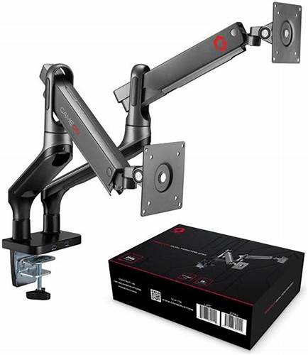 Unimount Spring Assisted Dual Arm Monitor Stand — view 2