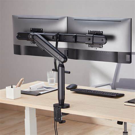 Unimount Spring Assisted Dual Arm Monitor Stand — view 7
