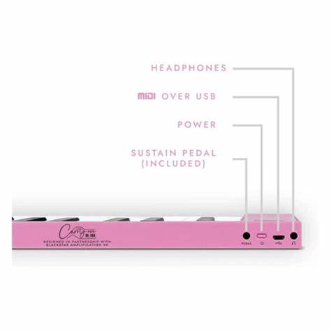 CARRY-ON-FP88-PK 88 Key Folding Piano Pink — view 5