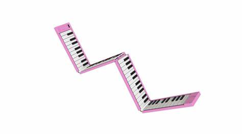 CARRY-ON-FP88-PK 88 Key Folding Piano Pink — view 4