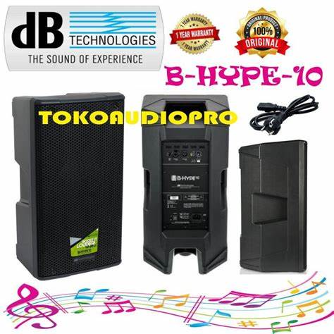 dB Technologies B-HYPE 10 Active 10″ Speaker — view 4