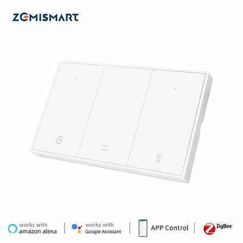 Zemismart US Push Switch 2x4 PVC 2Channel White (Tuya Zigbee) — view 6