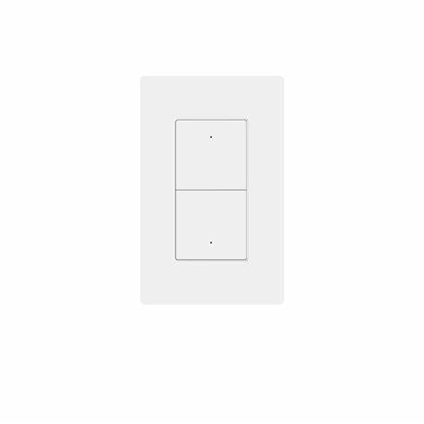 Zemismart US Push Switch 2x4 PVC 1Channel White (Tuya Zigbee) — view 7
