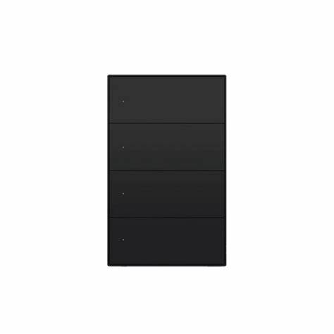 Zemismart US Touch Switch 2x4 PVC 4Channel Black (Tuya Zigbee) — view 5