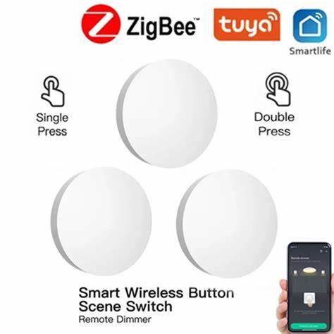 Zemismart US Touch Switch 2x4 PVC 4Channel White (Tuya Zigbee) — view 3