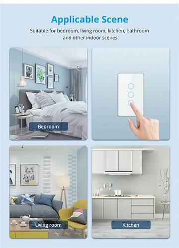 Zemismart US Touch Switch 2x4 PVC 3Channel White (Tuya Zigbee) — view 5