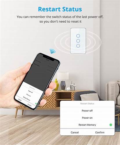 Zemismart US Touch Switch 2x4 PVC 3Channel Black (Tuya Zigbee) — view 5