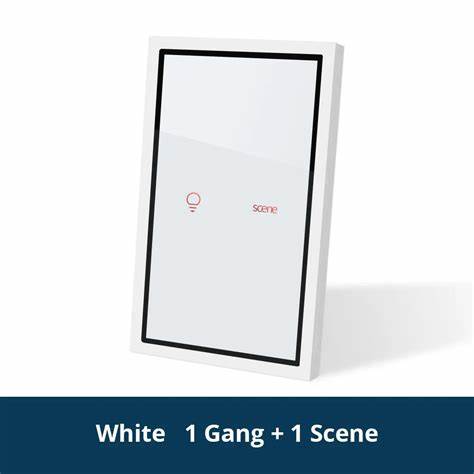 Zemismart US Touch Switch 2x4 PVC 2Channel White (Tuya Zigbee) — view 4